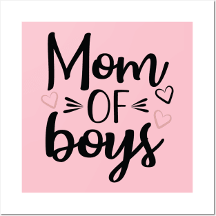 Mom of boys Posters and Art